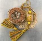 (image for) Yellow Warbler Biscornest